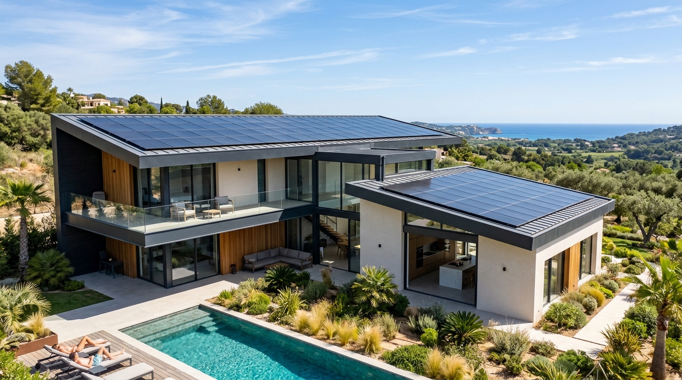 Residential Rooftop Solar Panel Installation