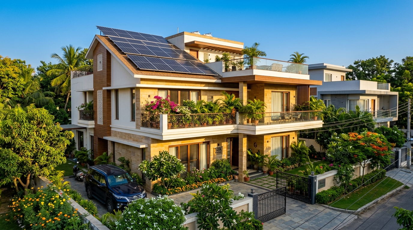 Indian Rooftop Solar Panel Installation under PM Surya Ghar Yojana